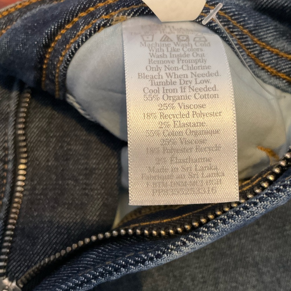 NWT Everlane The Way-High® Clean Front Skinny Jean Vintage Blue Women's … - Picture 16 of 16